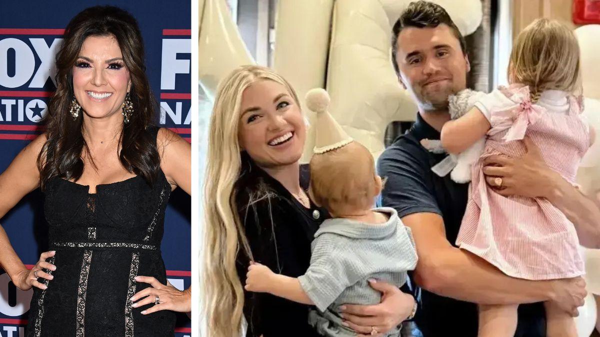 Composite photo of Rachel Campos-Duffy, Erika Kirk and Charlie Kirk