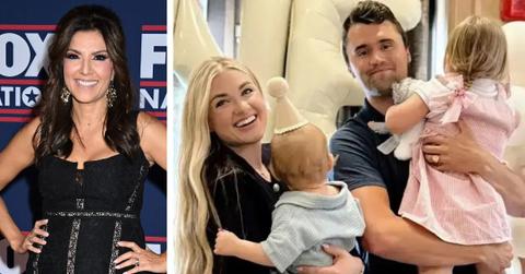 Composite photo of Rachel Campos-Duffy, Erika Kirk and Charlie Kirk