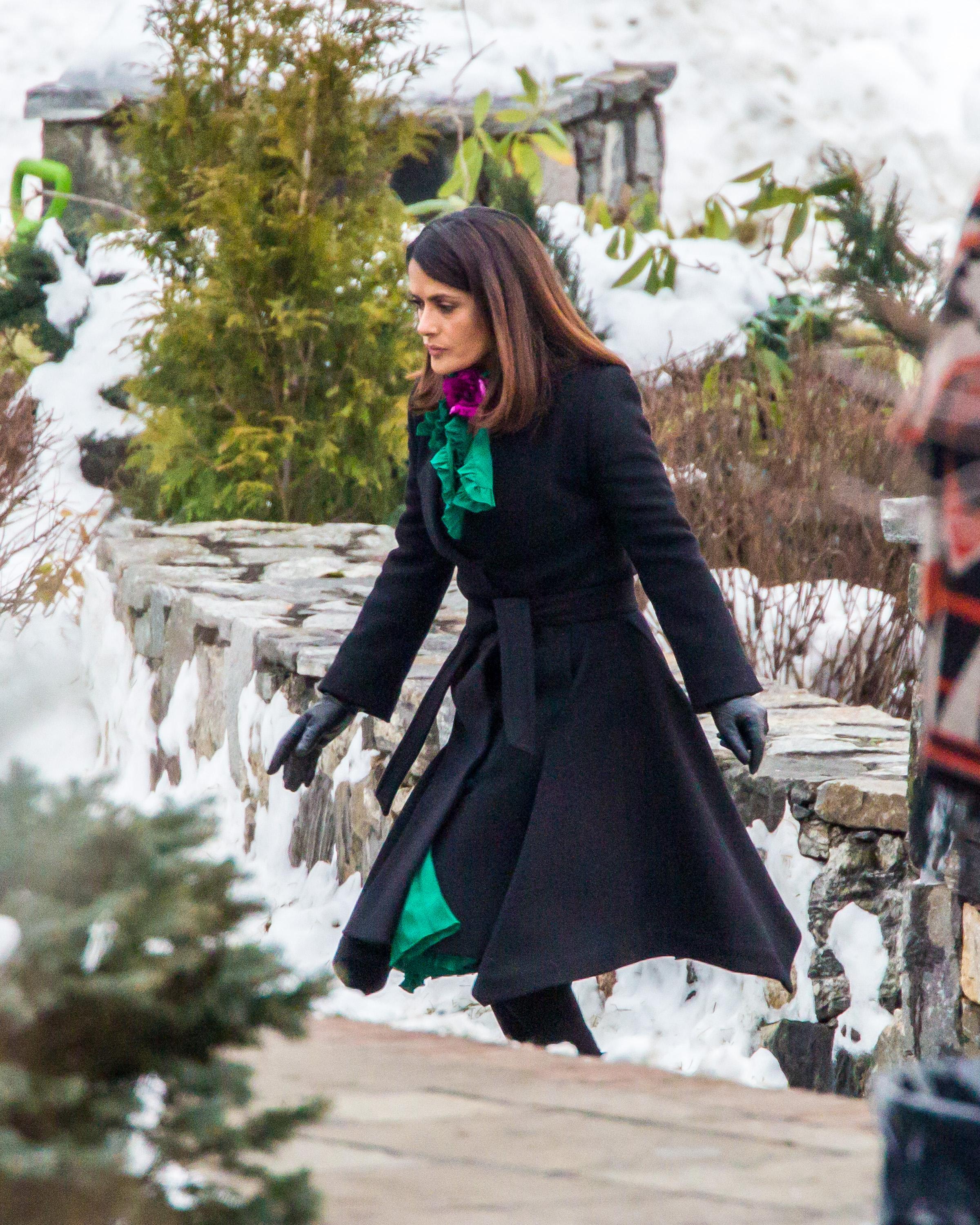 EXCLUSIVE: Salma Hayek Filming &#8220;Drunk Parents&#8221; In Upstate New York