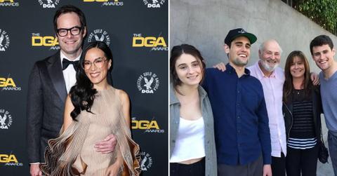 Composite photo of Bill Hader, Ali Wong and the Reiner family