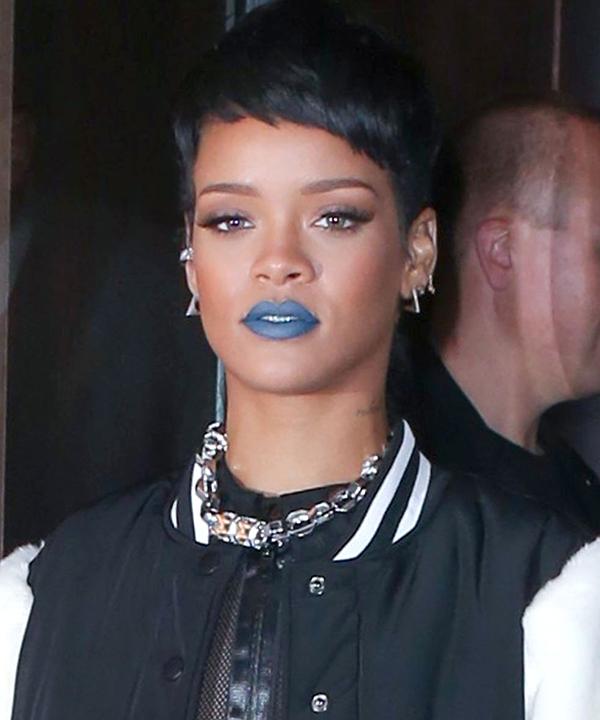 Rihanna Blue Lips