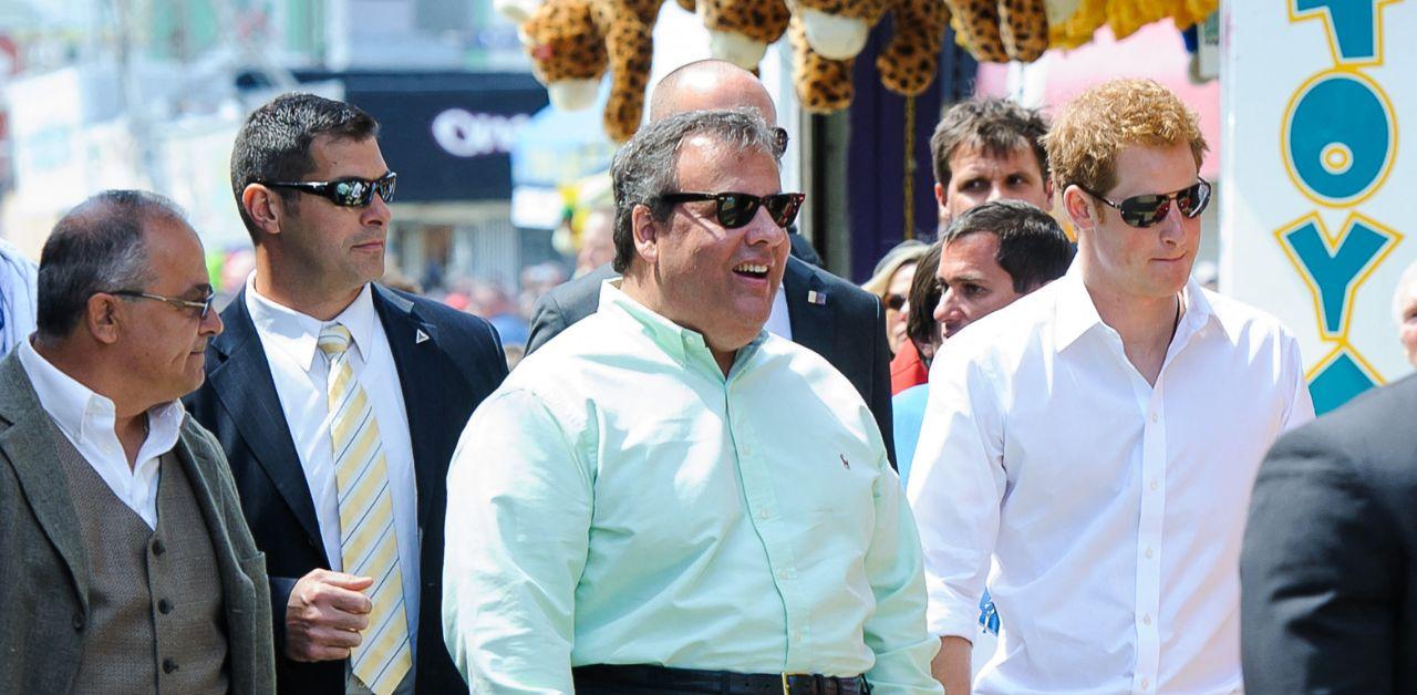 prince harry gifted chris christie self portrait