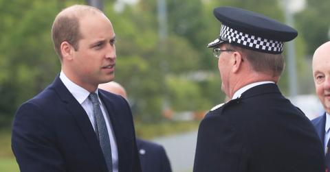 Prince William Manchester Visit Photos Long
