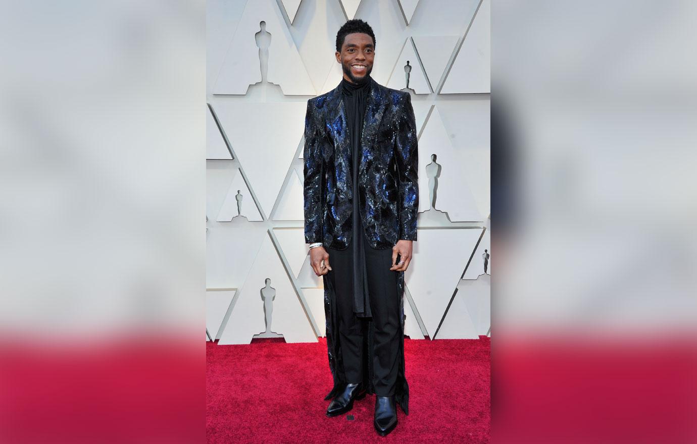 A Look Back At Chadwick Boseman's Best Red Carpet Looks