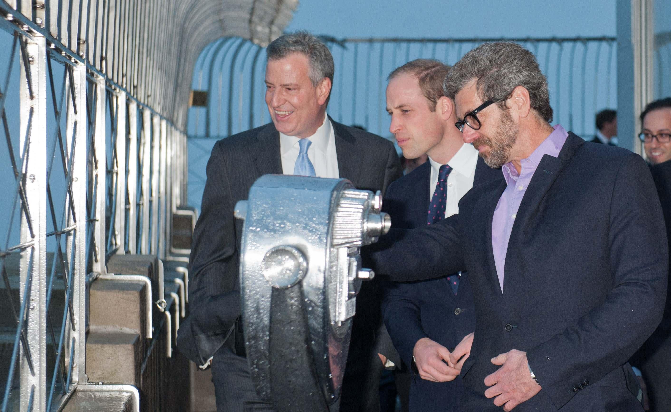 Prince William Duke of Cambridge Visits The Empire State Building