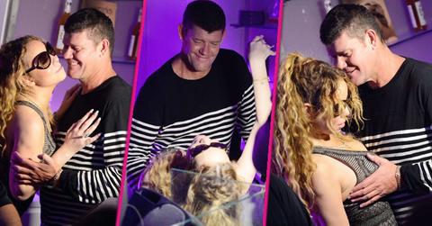mariah carey james packer pda grabs boob