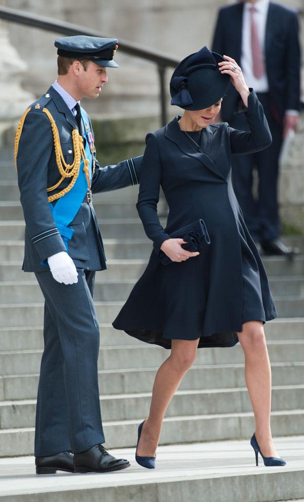 Pregnant kate middleton prince william st paul cathedral 006