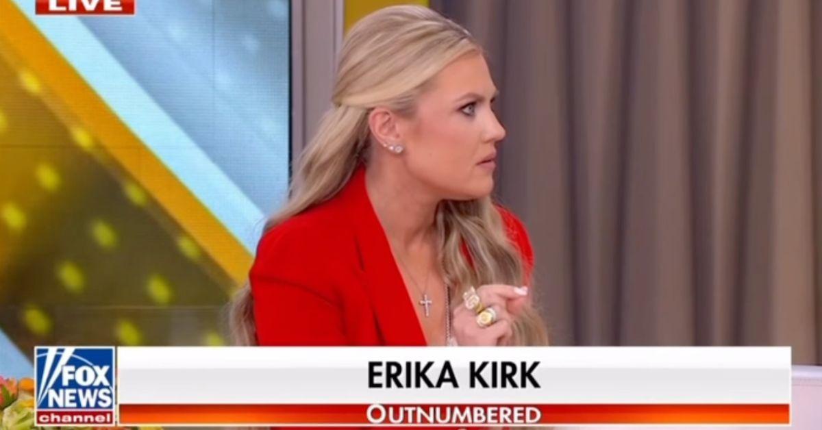 image of Erika Kirk defended her Turning Point USA employees.