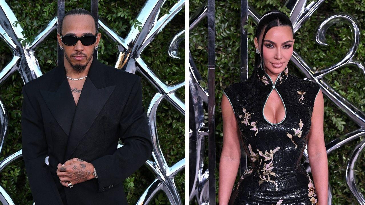 image of Kim kardashian/lewis Hamilton