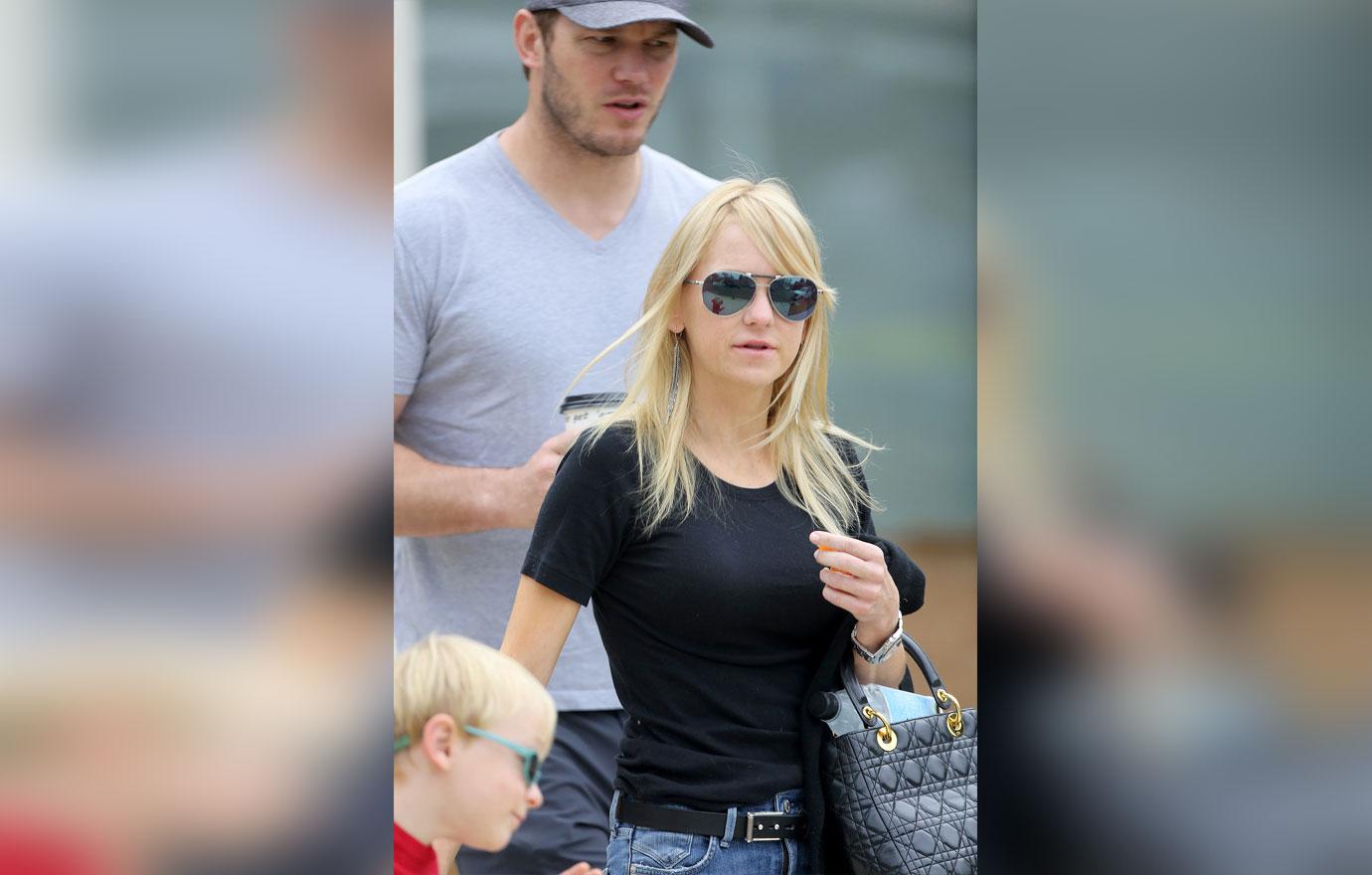 EXCLUSIVE: Chris Pratt takes ex Anna Faris and son for walk in LA