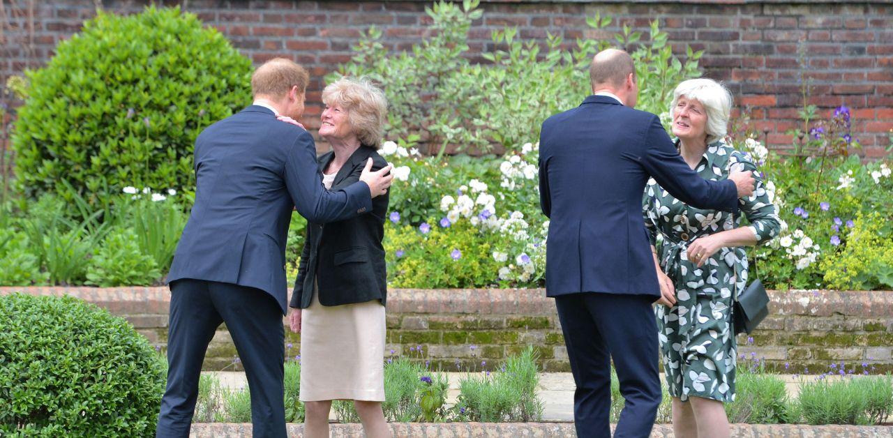 prince william met prince harry silence lord robert fellowes funeral