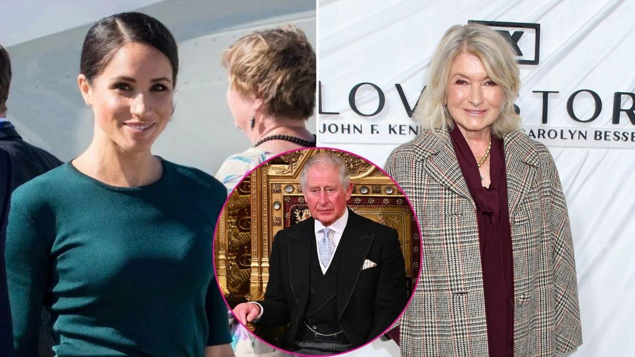 image of Martha Stewart , meghan markle, King Charles