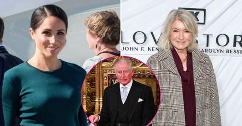 image of Martha Stewart , meghan markle, King Charles