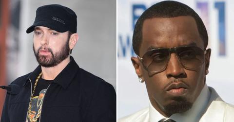 Composite photo of Eminem and Sean 'Diddy' Combs.