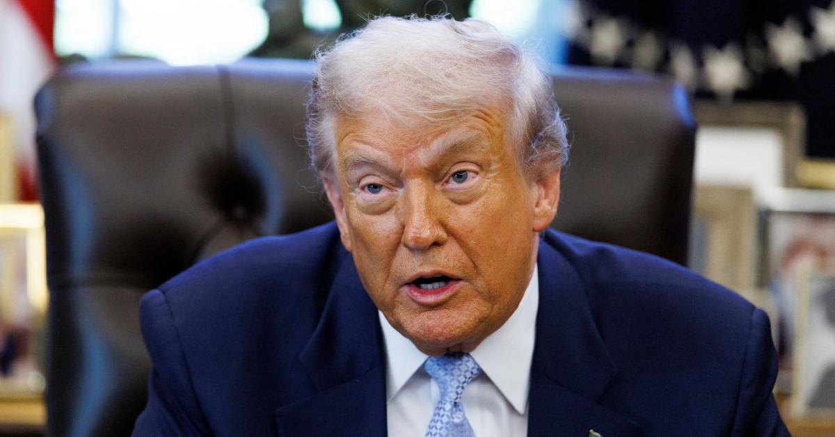 Image of Donald Trump has been scolding reporters for asking about Jeffrey Epstein.