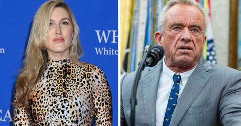 split photo of olivia nuzzi and robert f. kennedy jr.