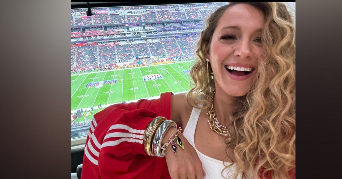 blake lively balancing kids work