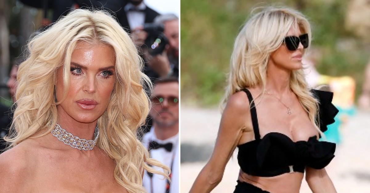 victoria silvstedt shows off physique st barts rz pp