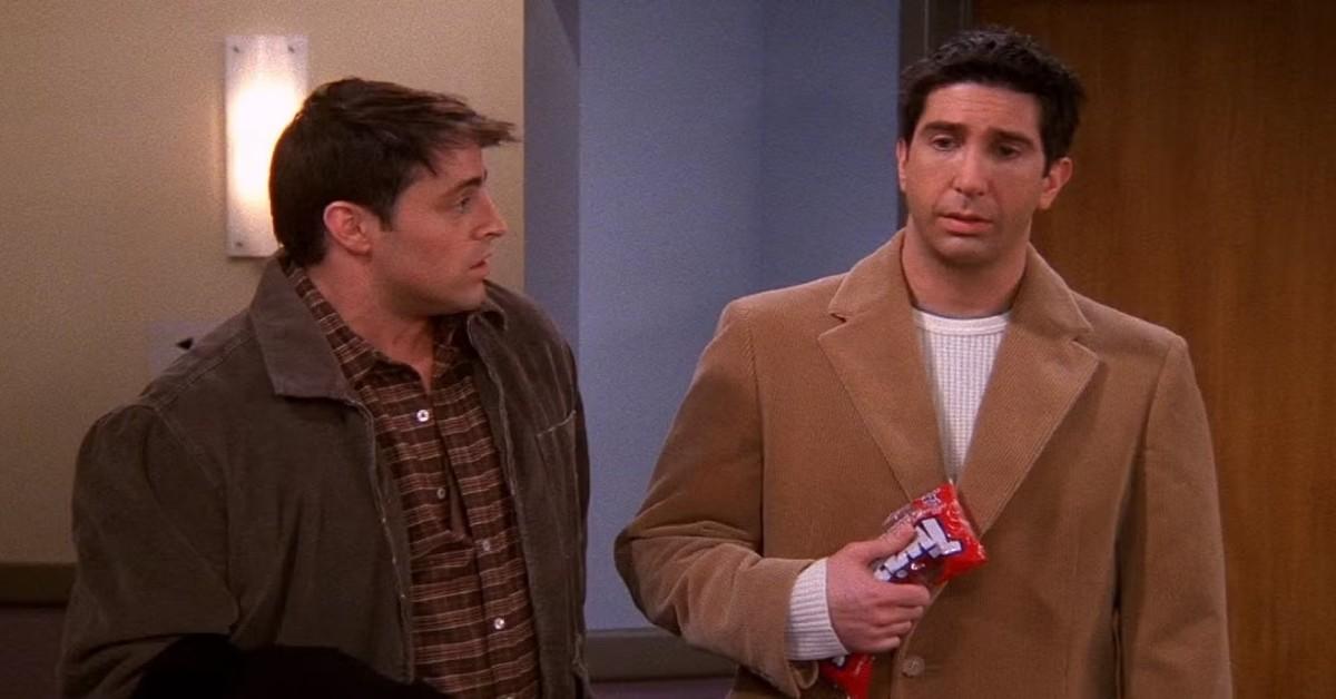 david schwimmer funny friends scene matt leblanc totally surprised him warnerbros