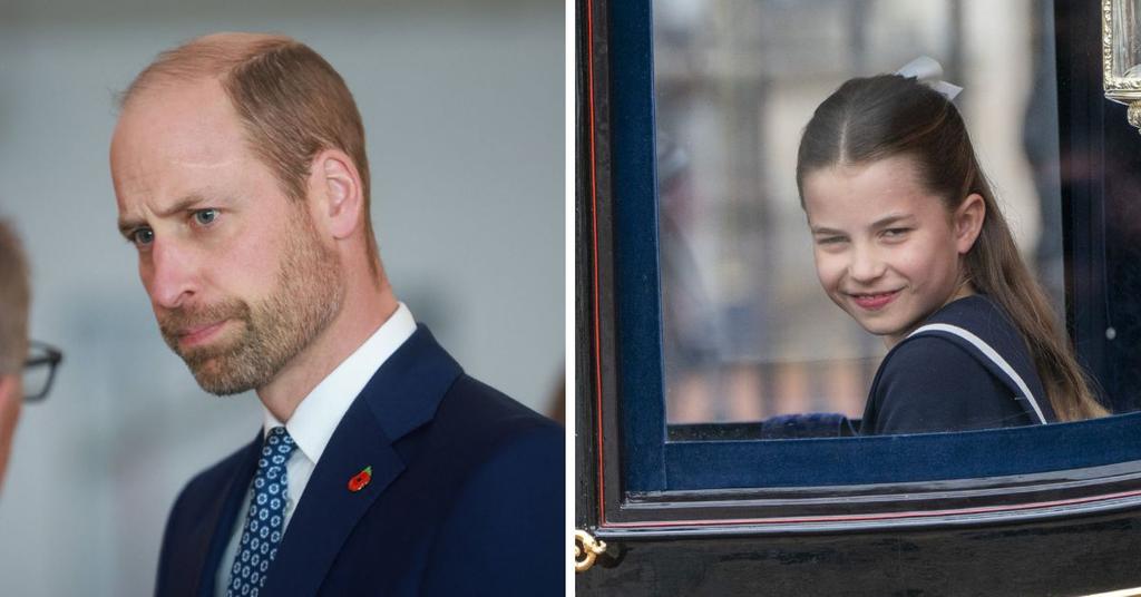 Princess Charlotte Was In 'Tears' When Seeing Prince William's Beard