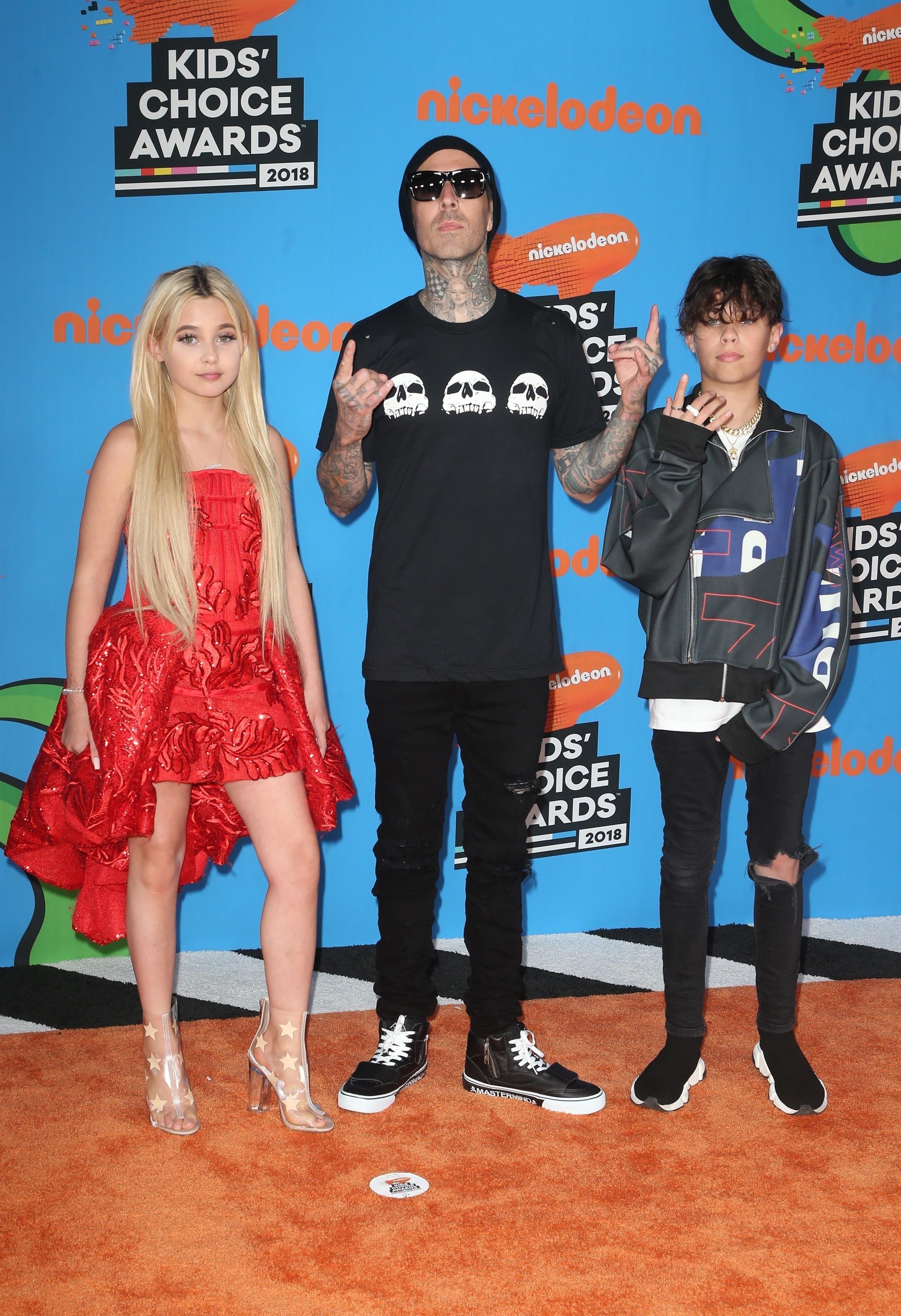 Stars pose at The 31st Annual Nickelodeon Kids&#8217; Choice Awards