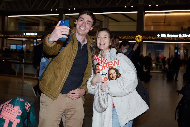 drew barrymore penn station