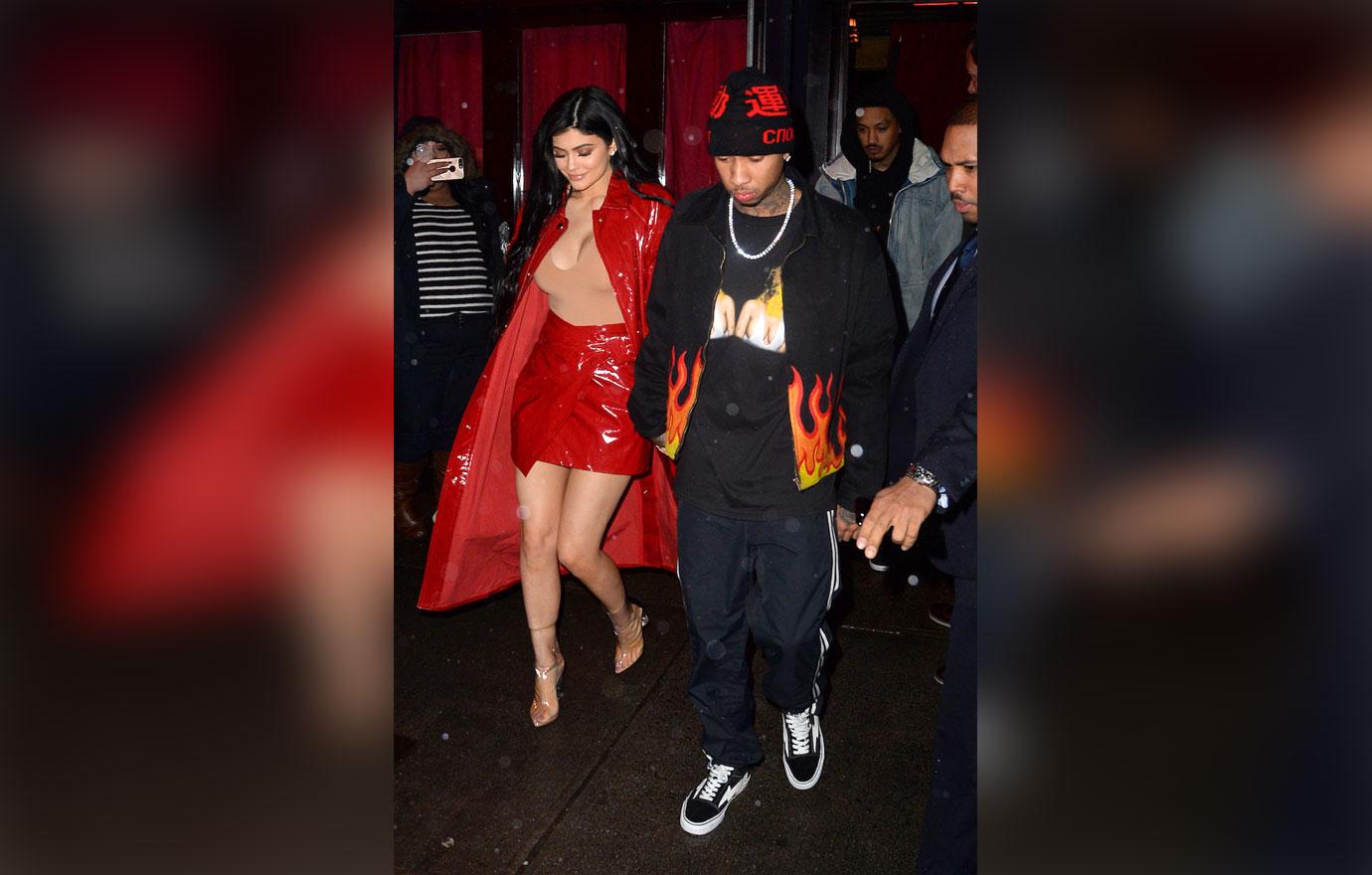 Kylie Jenner and boyfriend Tyga turn up the heat at Carbone restaurant