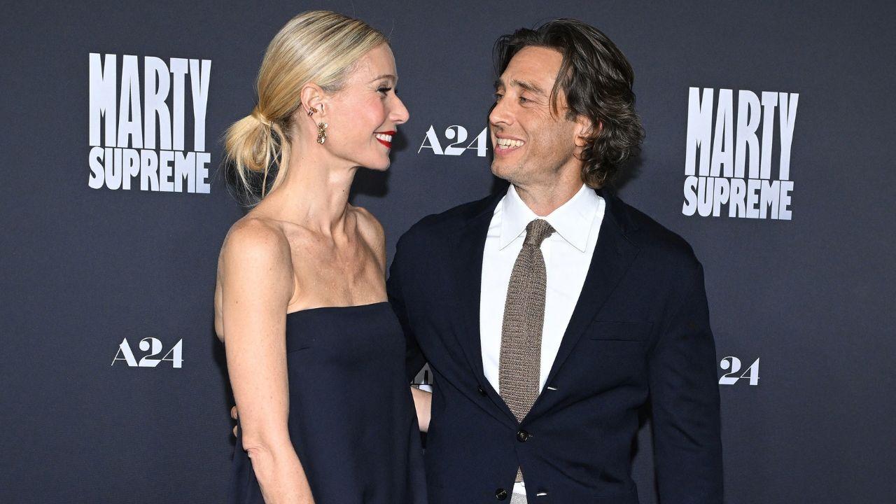 Image of Gwyneth Paltrow and Brad Falchuk.