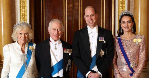 kate middleton king charles smiles family photo after royal racists scandal