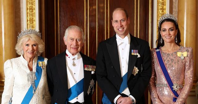 kate middleton king charles smiles family photo after royal racists scandal