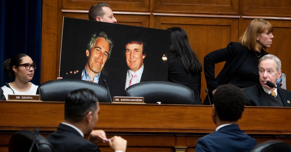 Photo of Jeffrey Epstein and Donald Trump