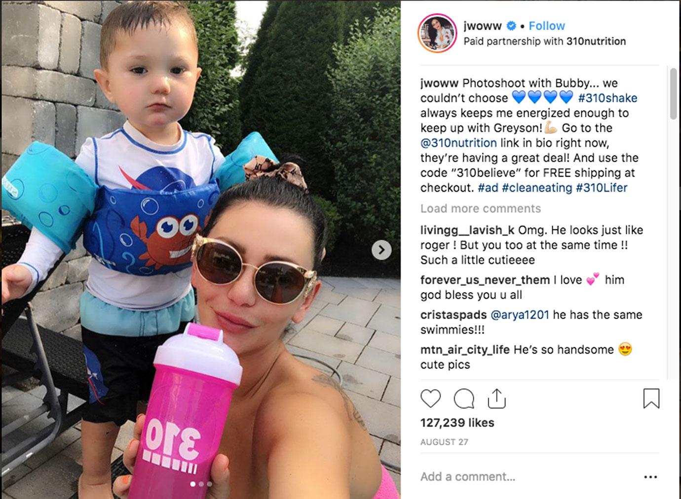 Jenni 'JWoww' Farley Gives Update On Son's Developmental Issues