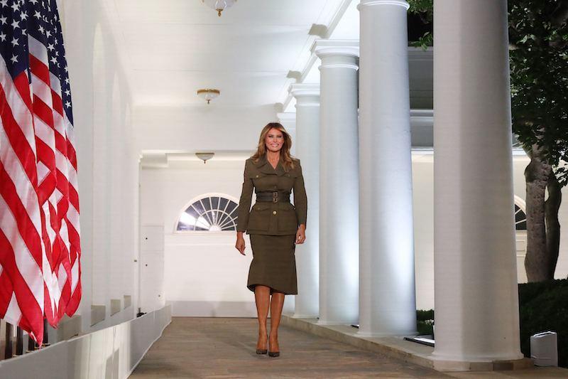 melania trump staged donald trump trial