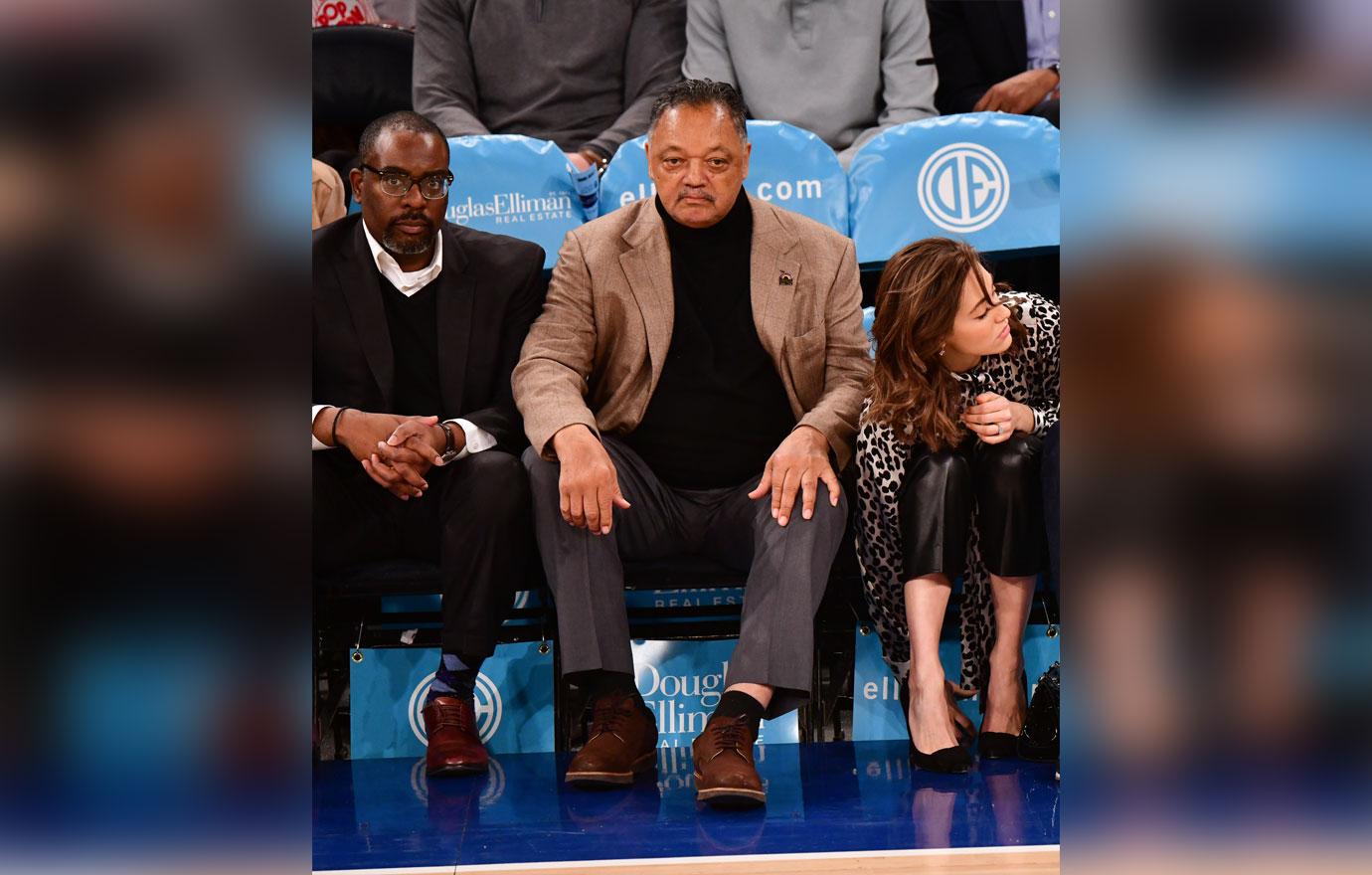 Celebrities Attend Toronto Raptors v New York Knicks