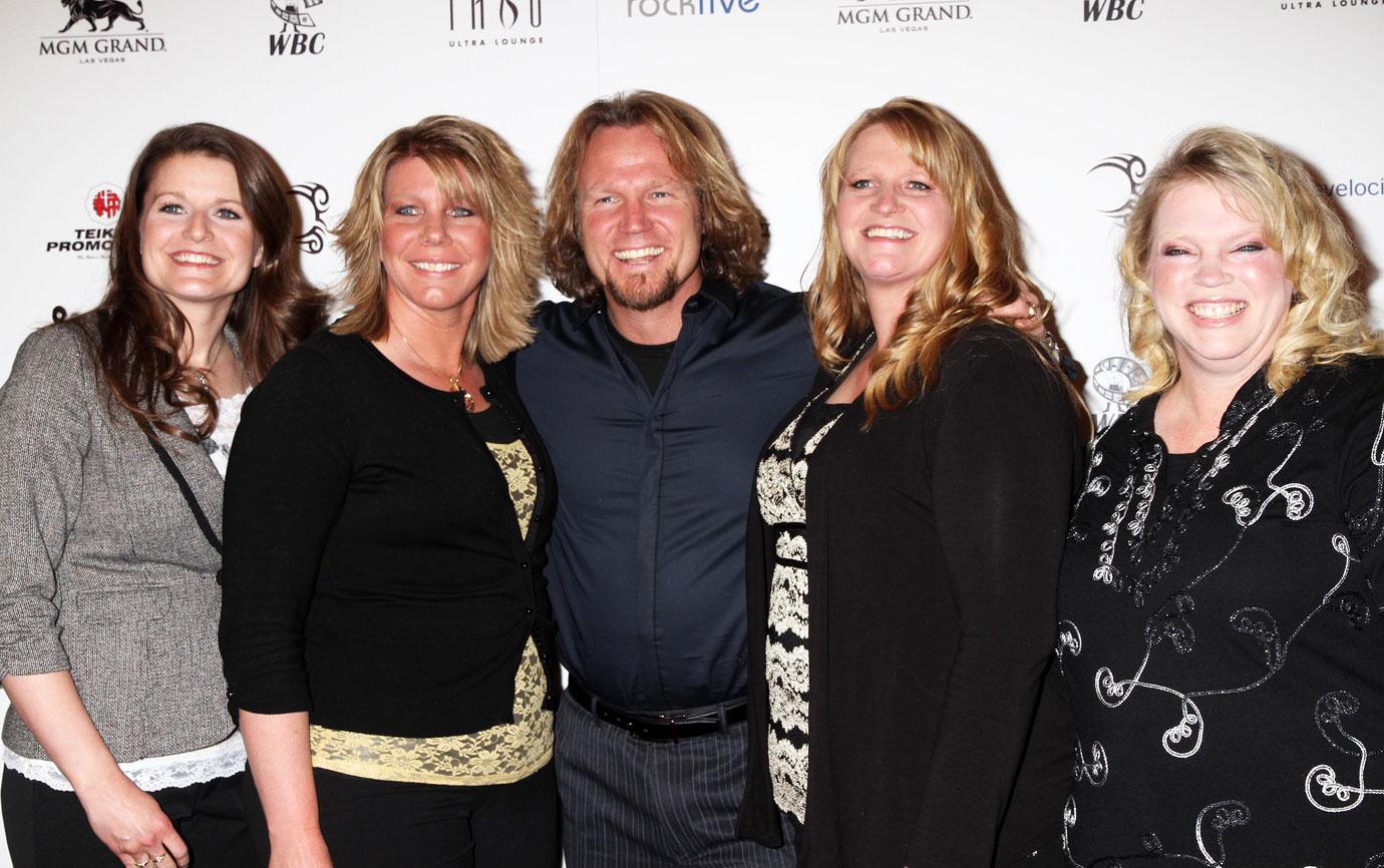 sister wives christine brown split husband kody filmed tlc series