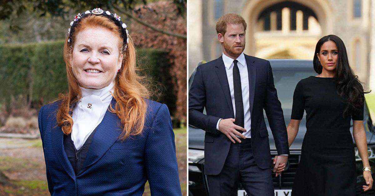 sarah ferguson meghan markle gives prince harry love never felt before pp