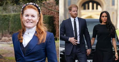 sarah ferguson meghan markle gives prince harry love never felt before pp