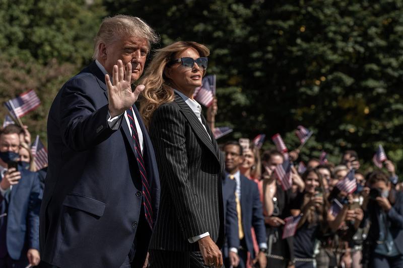 donald trump melania slams judge funeral