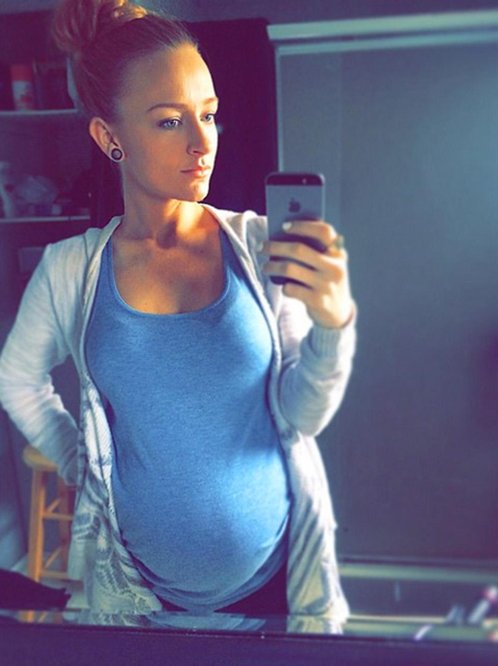 Maci bookout pregnancy selfie