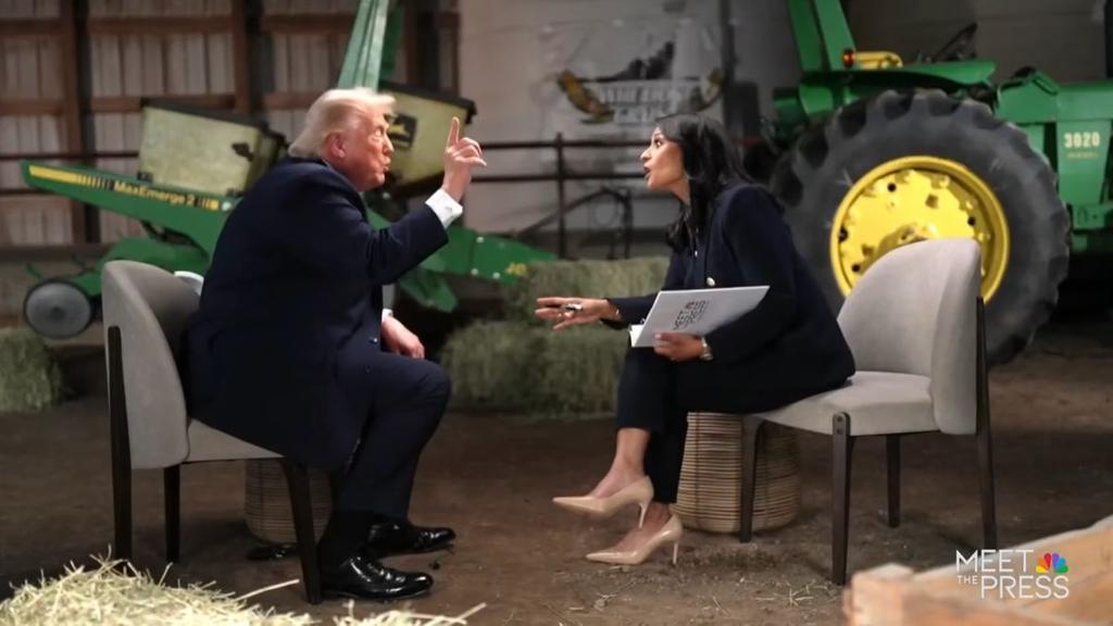 Donald Trump Storms Out Of NBC Interview With Kristen Welker
