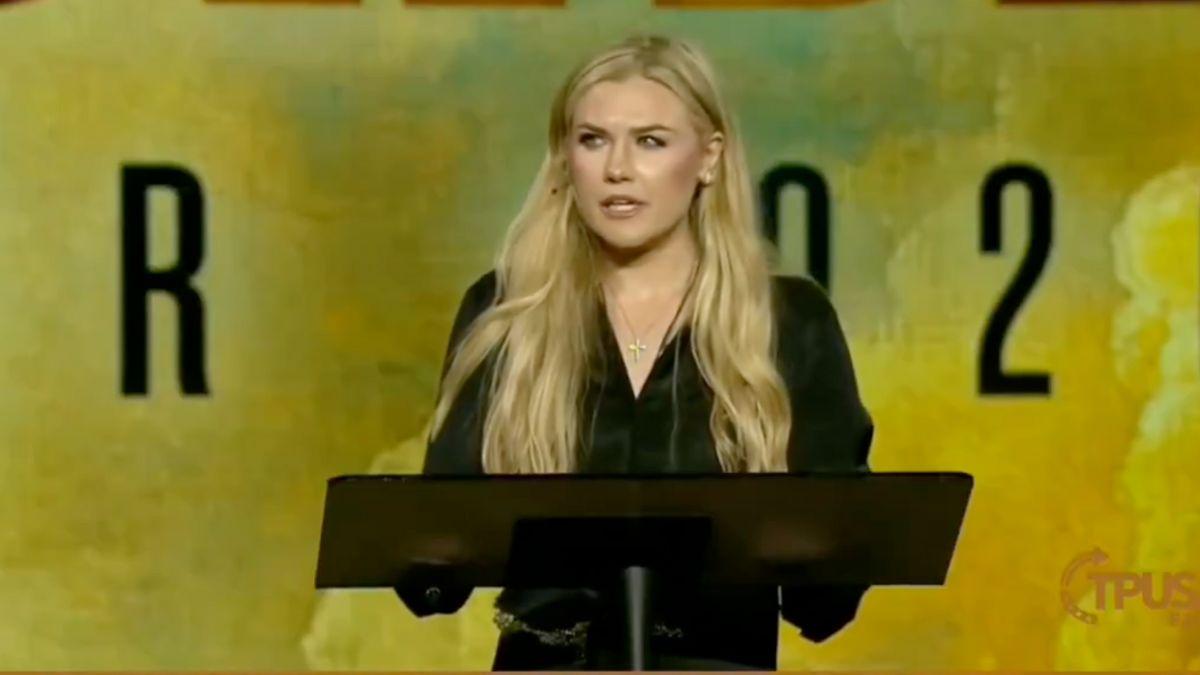 image of Erika Kirk is frustrated that her husband's September 2025 murder has still not gone to trial.