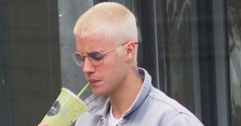 PREMIUM EXCLUSIVE: Justin Bieber has a Big Wet Spot on his Pants