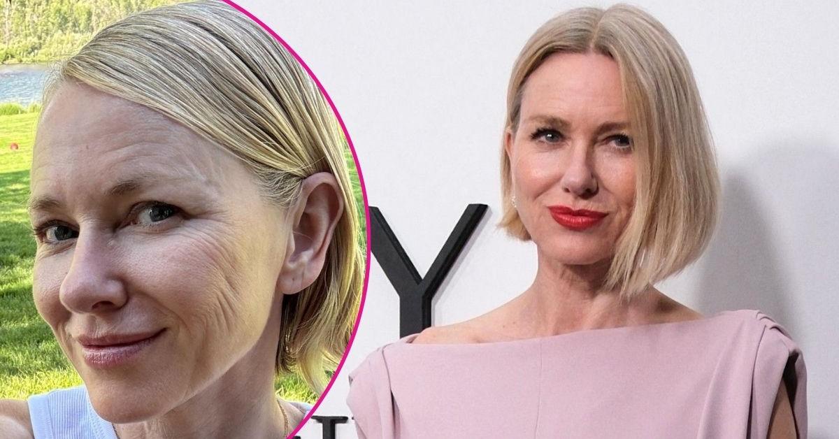 Naomi Watts, 57, Goes Braless in White Tank Top as She Snaps Makeup-Free Selfie