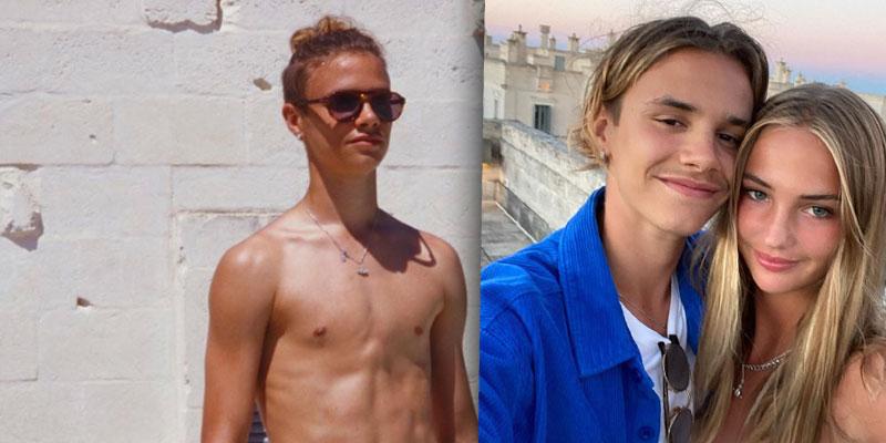 Romeo Beckham Girlfriend Vacation