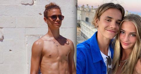 Romeo Beckham Girlfriend Vacation