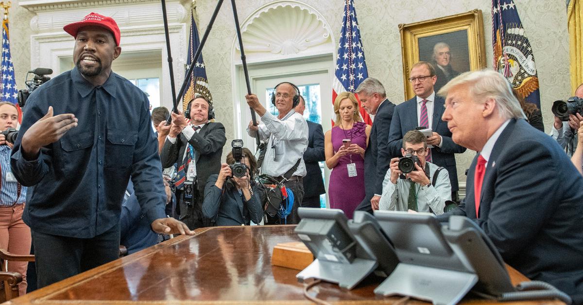 kanye west tears up watching president donald trump address congress