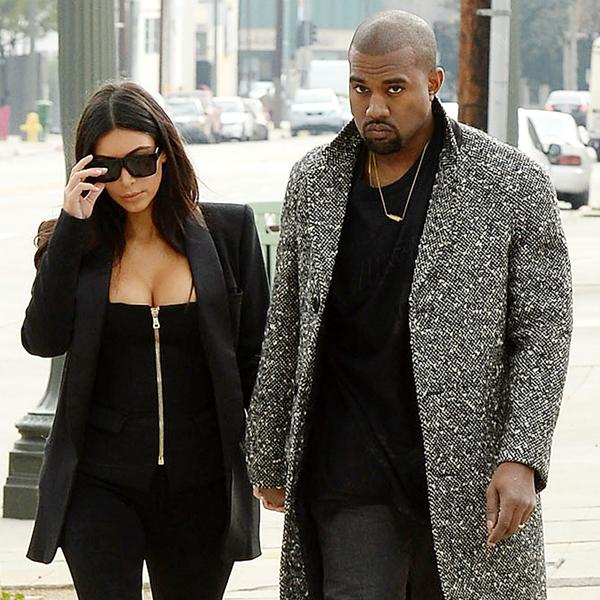 Kim Kardashian and Kanye West have lunch at Primo Cafe in Hollywood***NO DAILY MAIL SALES***