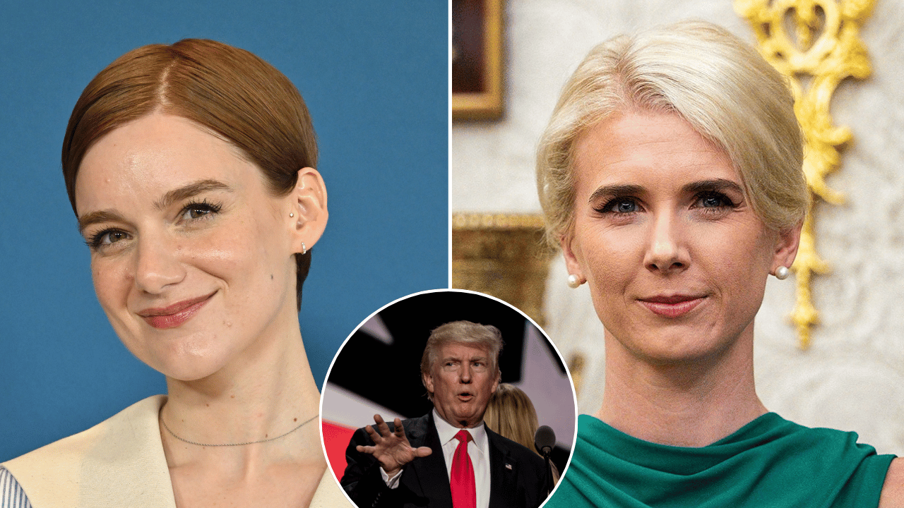 Ashley Padilla  ; Donald Trump. ; Natalie Harp