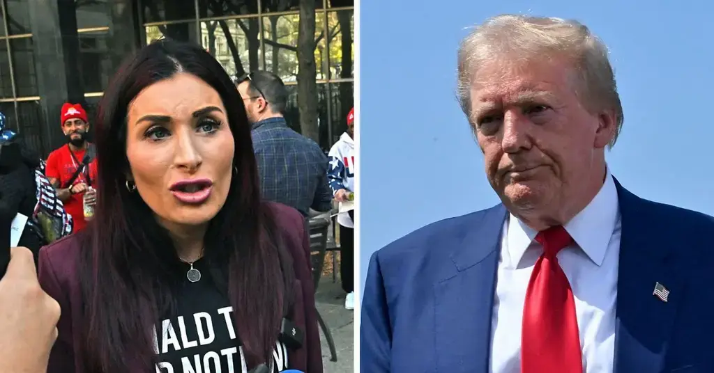 laura loomer war elon musk stage  clinger donald trump at mar a lago