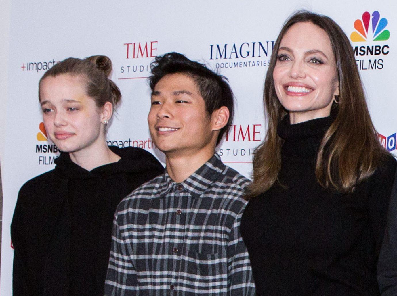 angelina jolie son pax bike crash